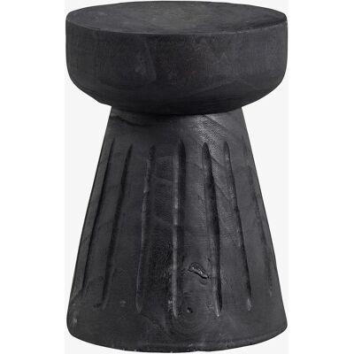 WOOOD Borre - Houten Kruk - 28cm - Afrikaans Design WOOOD Borre - Houten Kruk - 28cm - Afrikaans Design