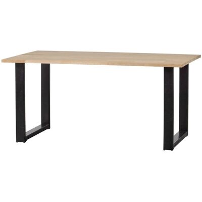 Woood U-förmiger Esstisch - Naturholz - 180x90cm Woood U-förmiger Esstisch - Naturholz - 180x90cm
