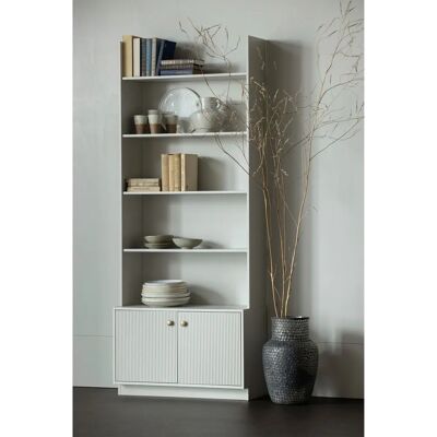 Estantería multifuncional WOOOD Madu - 80cm, Gris Estantería multifuncional WOOOD Madu - 80cm, Gris