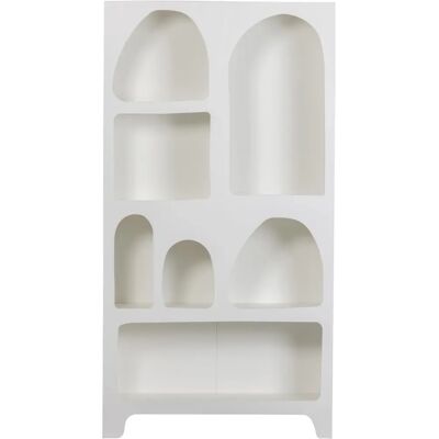 WOOOD Caz Reol - Hvid, 95x180x32cm - Moderne Opbevaring WOOOD Caz Reol - Hvid, 95x180x32cm - Moderne Opbevaring
