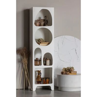 WOOOD Caz Garderobeskap - Modern, Hvit, 48x180x32cm WOOOD Caz Garderobeskap - Modern, Hvit, 48x180x32cm
