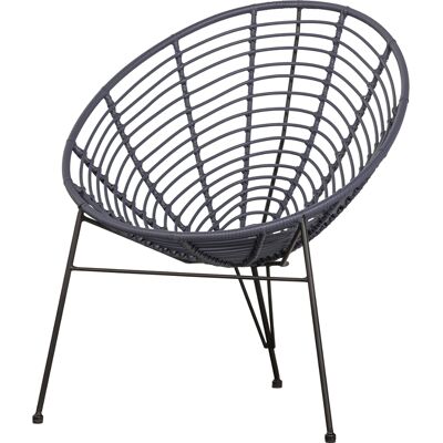 WOOOD Jane Lounge Stol Tintenblau - Lounge stol WOOOD Jane Lounge Stol Tintenblau - Lounge stol