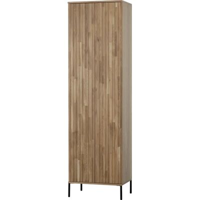 Armoire Beige WOOOD New Gravure - Placage de chêne, 5 compartiments - Publicité Armoire Beige WOOOD New Gravure - Placage de chêne, 5 compartiments - Publicité