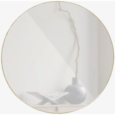 WOOOD - Doutzen 80cm Gold Rundspiegel - Industriell Dekor WOOOD - Doutzen 80cm Gold Rundspiegel - Industriell Dekor