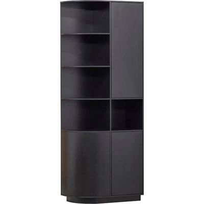 WOOOD Finca Opbevaringsskab - Sort - 78cm B x 210cm H WOOOD Finca Opbevaringsskab - Sort - 78cm B x 210cm H