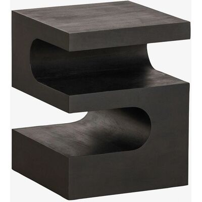 WOOOD Toma Table d'appoint en bois de mango noir - Table d'appoint - Publicité WOOOD Toma Table d'appoint en bois de mango noir - Table d'appoint - Publicité