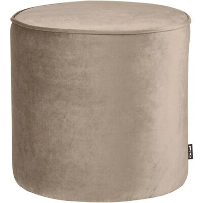 WOOOD Sara Pouf Khaki Velours - Pouf - Publicité WOOOD Sara Pouf Khaki Velours - Pouf - Publicité
