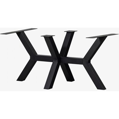 WOOOD Zeeland Tischbein - Modernes Metall, Schwarz - WOOOD Tablo Serie WOOOD Zeeland Tischbein - Modernes Metall, Schwarz - WOOOD Tablo Serie