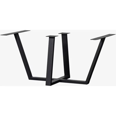 Pied de Table Drenthe de WOOOD - Métal, Noir - 73x147x71cm - Pied de Table - Publicité Pied de Table Drenthe de WOOOD - Métal, Noir - 73x147x71cm - Pied de Table - Publicité