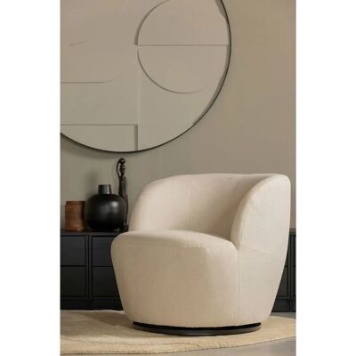 WOOOD Serra Fauteuil Pivotant - Blanc - Publicité WOOOD Serra Fauteuil Pivotant - Blanc - Publicité