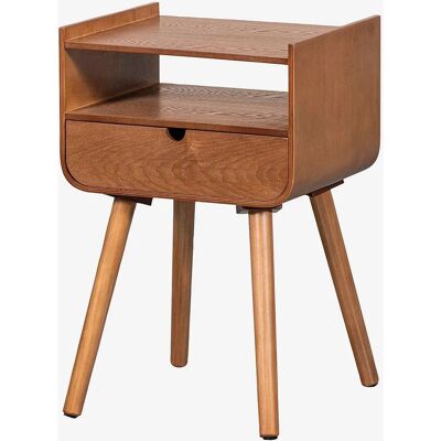 Woood Nils - Vintage nattduksbord - MDF, 54x36x30 cm Woood Nils - Vintage nattduksbord - MDF, 54x36x30 cm