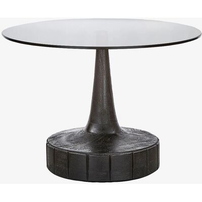 WOOOD Soya Soffbord - Rund glas - 60x60cm WOOOD Soya Soffbord - Rund glas - 60x60cm
