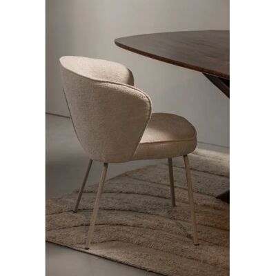 BePureHome ADMITS - Grauer Polsterstuhl - 60cm x 77cm x 59cm BePureHome ADMITS - Grauer Polsterstuhl - 60cm x 77cm x 59cm