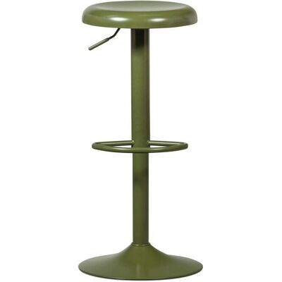 WOOOD Isaac Grüner Höhenverstellbarer Metallhocker - Barhocker WOOOD Isaac Grüner Höhenverstellbarer Metallhocker - Barhocker