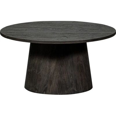 Table Basse Ronde Marron Foncé WOOOD Venlo - Tische - Publicité Table Basse Ronde Marron Foncé WOOOD Venlo - Tische - Publicité