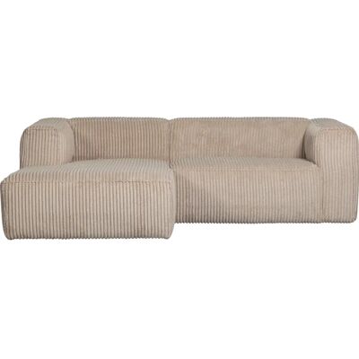 Canapé d'angle Beige Bean de WOOOD - Tissu Durable & Montage Facile - Publicité Canapé d'angle Beige Bean de WOOOD - Tissu Durable & Montage Facile - Publicité
