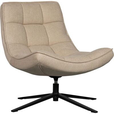 WOOOD Maudi Svingsofa - Beige snurrfåtölj WOOOD Maudi Svingsofa - Beige snurrfåtölj