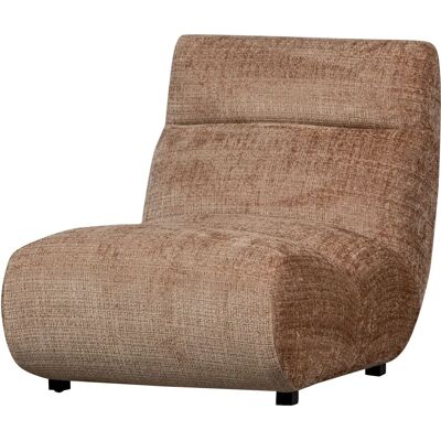 WOOOD Observe Bruine Fauteuil - Luxe Chenille Lounge Stoel WOOOD Observe Bruine Fauteuil - Luxe Chenille Lounge Stoel