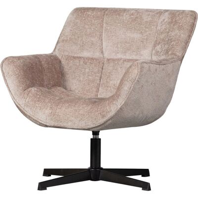 Fauteuil Pivotant WOOOD Wibo - Taupe - Publicité Fauteuil Pivotant WOOOD Wibo - Taupe - Publicité