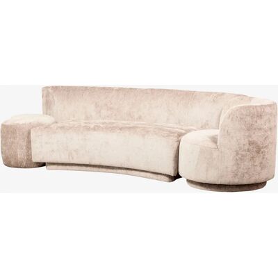 WOOOD Combi-Popular Lounge Sofa - Modulært, Beige, 345cm WOOOD Combi-Popular Lounge Sofa - Modulært, Beige, 345cm