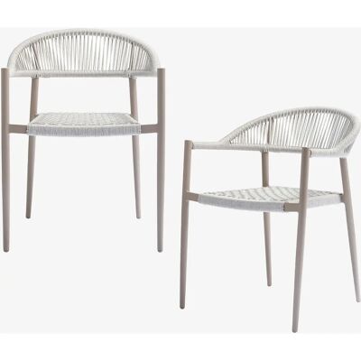 WOOOD - Havestol gul - 2er Set Gartensessel WOOOD - Havestol gul - 2er Set Gartensessel