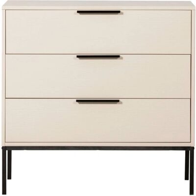 Woood Adam - Kommode mit 3 Schubladen - Modernes Design Woood Adam - Kommode mit 3 Schubladen - Modernes Design
