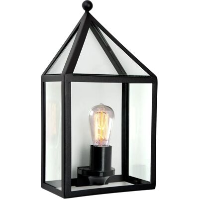 KS Verlichting Laren Zwart Wandlamp - Moderne Klassieke Buitenlamp KS Verlichting Laren Zwart Wandlamp - Moderne Klassieke Buitenlamp