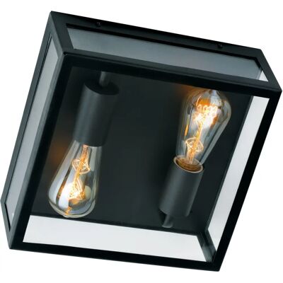KS Verlichting - Stanford - Zwart - Dual E27 - Outdoor wall light KS Verlichting - Stanford - Zwart - Dual E27 - Outdoor wall light