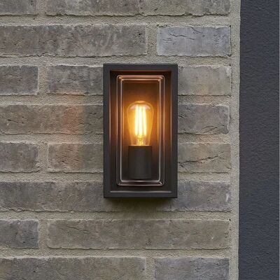 Eaton Zwarte Buitenwandlamp - Modern Ontwerp Eaton Zwarte Buitenwandlamp - Modern Ontwerp