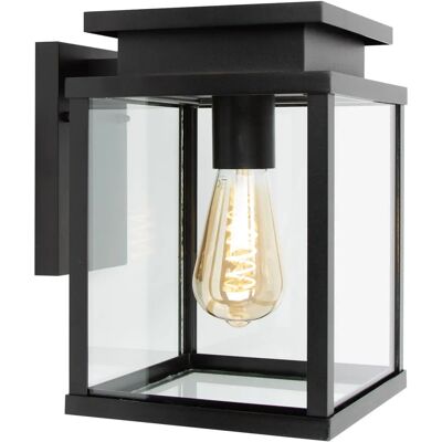 KS Verlichting - Leicester - Zwart - Bewegingssensor - Muurlamp KS Verlichting - Leicester - Zwart - Bewegingssensor - Muurlamp