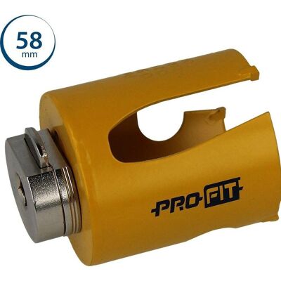 Pro Fit ø 58 mm hullsav - Skære værktøj Pro Fit ø 58 mm hullsav - Skære værktøj
