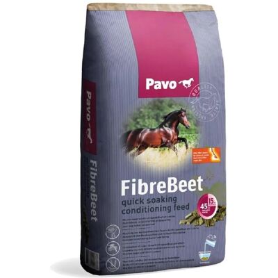 Pavo FibreBeet Kompleksowe jedzenie dla koni - Wspiera regenerację mięśni - Bez zbóż Pavo FibreBeet Kompleksowe jedzenie dla koni - Wspiera regenerację mięśni - Bez zbóż