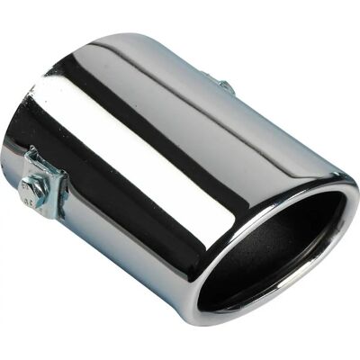 AutoStyle Chrom Oval Auspuffverkleidung - 80x60mm, 105mm, 55mm Montage AutoStyle Chrom Oval Auspuffverkleidung - 80x60mm, 105mm, 55mm Montage