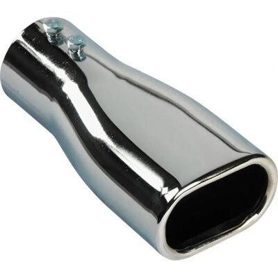 AutoStyle Chroom Uitlaatpijp - 80x50mm - 165mm - 38-50mm - Type Uitlaat AutoStyle Chroom Uitlaatpijp - 80x50mm - 165mm - 38-50mm - Type Uitlaat
