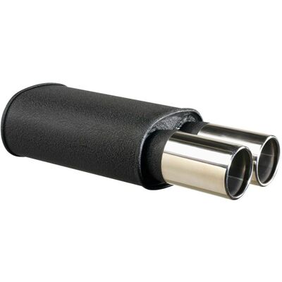 AUTO-STYLE Stål sportavgassystem Dubbla 90mm Rund - Avgassystem AUTO-STYLE Stål sportavgassystem Dubbla 90mm Rund - Avgassystem