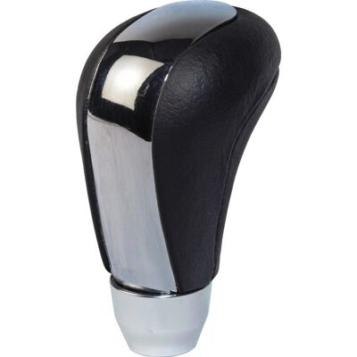 AutoStyle SY3533L Poignée de Vitesse en Cuir Noir - Gearknob - Publicité AutoStyle SY3533L Poignée de Vitesse en Cuir Noir - Gearknob - Publicité