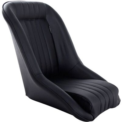 AutoStyle Sportsitz 'Classic' - Kunstleder - Fester Rückenlehne - Stahlrahmen - Schwarz - Sportsitz AutoStyle Sportsitz 'Classic' - Kunstleder - Fester Rückenlehne - Stahlrahmen - Schwarz - Sportsitz