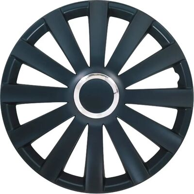 Autostyle 17-inch Velgdeksels Set - Spyder Zwart Autostyle 17-inch Velgdeksels Set - Spyder Zwart