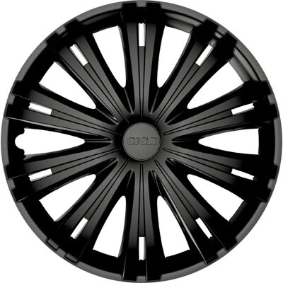Autostyle Giga 16 Matte Black Wheel Covers - Wheel Covers Autostyle Giga 16 Matte Black Wheel Covers - Wheel Covers