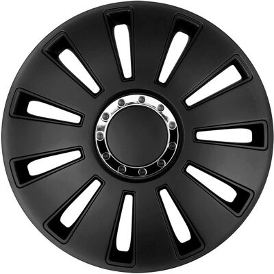 Auto-Style Cubiertas de Rueda Silverstone Pro negras 13 pulgadas Auto-Style Cubiertas de Rueda Silverstone Pro negras 13 pulgadas