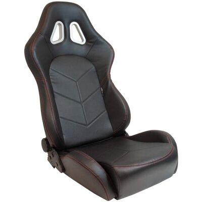 AutoStyle Sports Seat - Adjustable Backrest - Sporty Interior AutoStyle Sports Seat - Adjustable Backrest - Sporty Interior