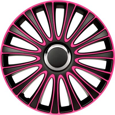 Autostyle 13-tums hjulkapslar - Rosa/Black Autostyle 13-tums hjulkapslar - Rosa/Black