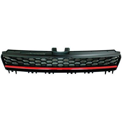 Auto-Style Golf VII GTi-Look Frontalgaller Svart/Röd Auto-Style Golf VII GTi-Look Frontalgaller Svart/Röd