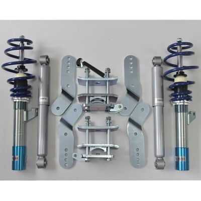 Bonrath Volkswagen Caddy III Coilover - Regulowany, Niebieski, 50/55mm - Zawieszenie samochodowe Bonrath Volkswagen Caddy III Coilover - Regulowany, Niebieski, 50/55mm - Zawieszenie samochodowe