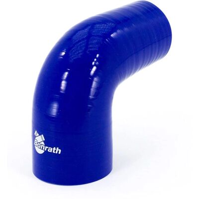 Reductor de manguera de silicona Bonrath BH RE905445 - 90°, 50mm, 54 > 45mm Reductor de manguera de silicona Bonrath BH RE905445 - 90°, 50mm, 54 > 45mm