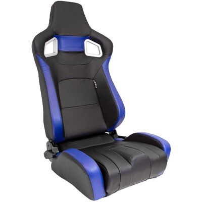 Asiento Deportivo RS6-II AutoStyle - Cuero Sintético Ajustable - Asiento de Coche Asiento Deportivo RS6-II AutoStyle - Cuero Sintético Ajustable - Asiento de Coche