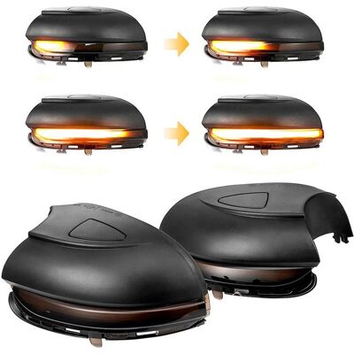 AutoStyle DLVWL27LS - Indicateurs de rétroviseur LED - Fumé - Lumière dynamique - 2 pièces AutoStyle DLVWL27LS - Indicateurs de rétroviseur LED - Fumé - Lumière dynamique - 2 pièces