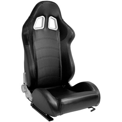 Sedia AutoStyle - DS - Aspetto Carbonio - Schienale Regolabile - Pelle Sintetica - Garanzia 2 Anni Sedia AutoStyle - DS - Aspetto Carbonio - Schienale Regolabile - Pelle Sintetica - Garanzia 2 Anni