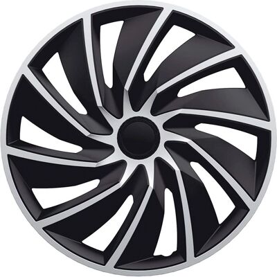 AutoStyle Däcklock 17 Tum Silver/Svart - Däcklock AutoStyle Däcklock 17 Tum Silver/Svart - Däcklock