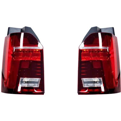 Feux arrière LED AutoStyle - Pour Volkswagen Transporter T6 2015-2020 avec hayon - Rouge/Smoke Feux arrière LED AutoStyle - Pour Volkswagen Transporter T6 2015-2020 avec hayon - Rouge/Smoke